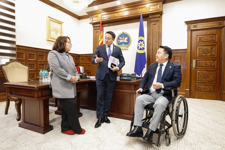 Chairman Amarbayasgalan Discusses Legal Reforms on the Rights of Persons with Disabilities