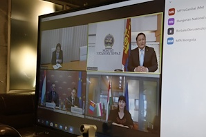 Head of the Mongolia-Hungary Parliamentary Group in the State Great Hural held a virtual meeting with his Hungarian counterpart 