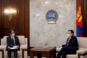 Chairman G.Zandanshatar received Ambassador of Japan to Mongolia H.Kobayashi