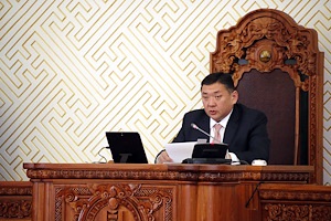Улсын Их Хурлын 2017 оны хаврын ээлжит чуулганыг нээж  Монгол Улсын Их Хурлын дарга М.Энхболдын хэлсэн үг
