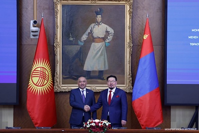 Видео: Бүгд Найрамдах Киргиз улсын Жогорку Кенеш буюу Парламентын дарга Нурланбек Шакиев Монгол улсад айлчлал хийж байна