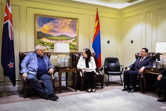 Speaker of the House of Representatives of New Zealand, Gerard Brownlee, arrived in Mongolia to undertake an official visit