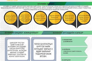 ИНФОГРАФИК:Хуулийн этгээдийн улсын бүртгэлийн тухай хууль (шинэчилсэн найруулга)-ийн танилцуулга