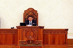 Улсын Их Хурлын 2018 оны намрын ээлжит чуулганыг нээж Монгол Улсын Их Хурлын дарга М.Энхболдын хэлсэн үг