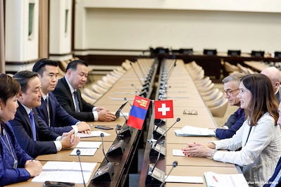 D. Amarbayasgalan, expressed Mongolia’s aspiration to further expand its relations and cooperation with the Swiss Confederation across various sectors