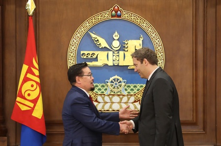 G.Zandanshatar received the representatives led by Mr.Lars Klingbeil, a member of the Bundestag