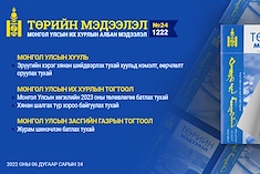 “Төрийн мэдээлэл” эмхэтгэлийн 2022 оны 24 дугаарын тойм