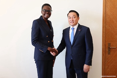 Chairman of the State Great Hural (Parliament) of Mongolia, Amarbayasgalan Dashzegve, held an official meeting with Ms. Tulia Ackson, President of the Inter-Parliamentary Union