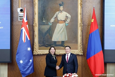 Chairman of the State Great Hural D. Amarbayasgalan Holds Extended Meeting with The Hon. Susan Lines, President of the Australian Senate