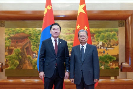 УИХ-ын дарга Н.Учрал БХАТИХ-ын Байнгын хорооны дарга Жао Лөжитэй уулзлаа