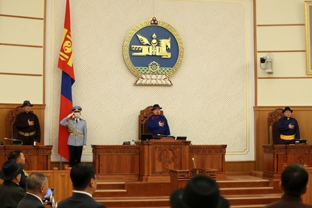 “Монгол бахархлын өдөр”-т зориулсан Улсын Их Хурлын Хүндэтгэлийн хуралдаан боллоо