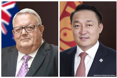 The Speaker of the House of Representatives of New Zealand, Gerry Brownlee, will pay an official visit to Mongolia