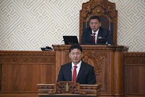 New Cabinet headed by U.Khurelsukh, the 30th Prime Minister of Mongolia, is formed