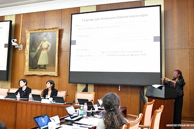 The meeting-discussion continued under the theme "The Convention on the Elimination of All Forms of Discrimination against Women (CEDAW) and its Committee