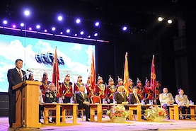 “Монгол цэргийн өдөр”-ийн баярын арга хэмжээнд Улсын Их Хурлын дарга М.Энхболд оролцож, мэндчилгээ дэвшүүллээ