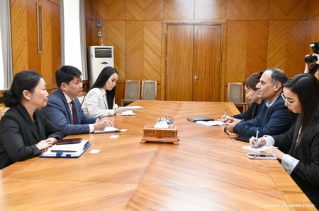 MP M. Gankhuleg Meets with Dr. Khalid Sharif, Head of UNFPA in Mongolia