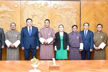 Chair of the Standing Committee on Economics R. Seddorj received and met with a delegation from the National Assembly of the Kingdom of Bhutan