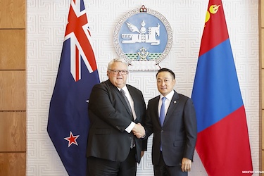 Relations between the New Zealand and Mongolian Parliaments have begun to operate at a new level