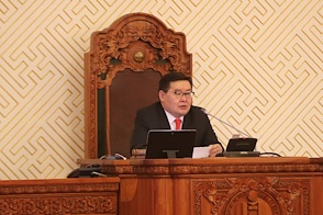 Улсын Их Хурлын ээлжит бус чуулганыг нээж Монгол Улсын Их Хурлын дарга Гомбожавын Занданшатарын хэлсэн үг