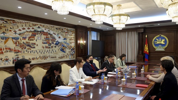 Chairman G.Zandanshatar receives a delegation led by Meg Munn, former member of the UK Parliament 