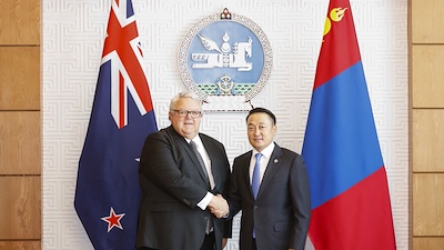 Relations between the New Zealand and Mongolian Parliaments have begun to operate at a new level