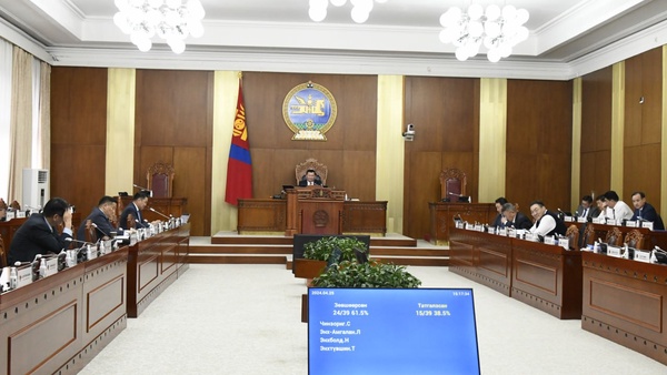 “Монгол Улсын шүүх эрх мэдлийн хөгжлийн бодлого батлах тухай” Улсын Их Хурлын тогтоолын төслийг батлав